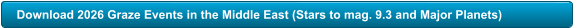 Download 2026 Graze Events in the Middle East (Stars to mag. 9.3 and Major Planets)